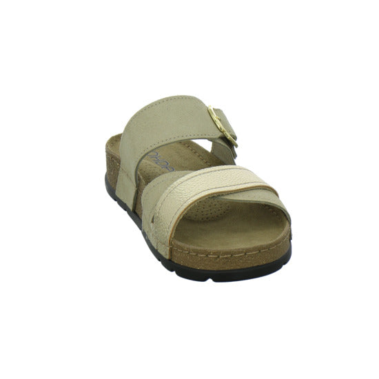 Rohde Pantoletten Beige-kombi - 360° Ansicht