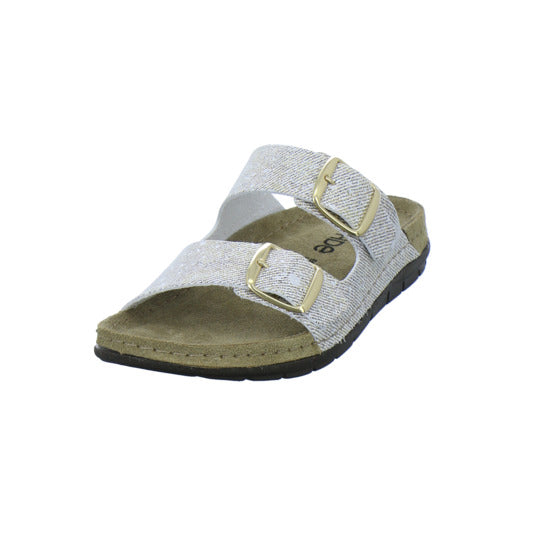 Rohde Pantoletten Damen Beige-kombi