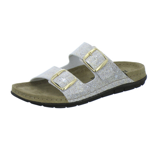Rohde Pantoletten Damen Beige-kombi