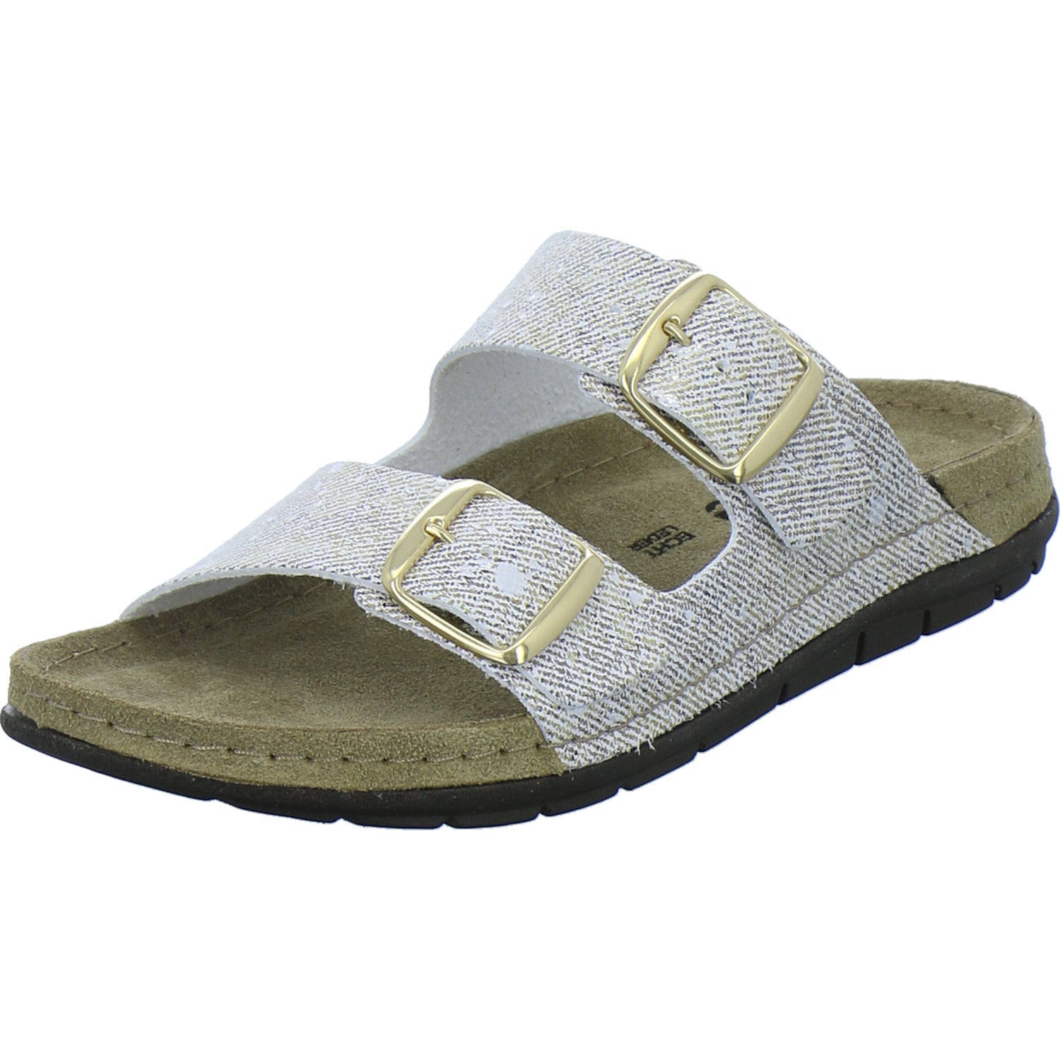 Rohde Pantoletten Damen Beige-kombi
