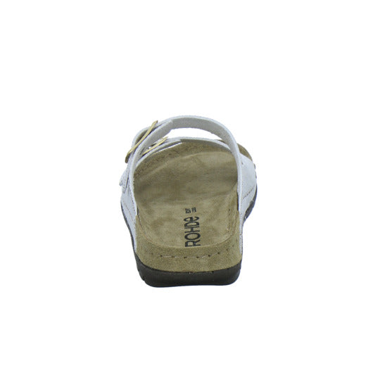 Rohde Pantoletten Damen Beige-kombi