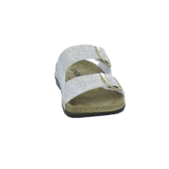 Rohde Pantoletten Damen Beige-kombi