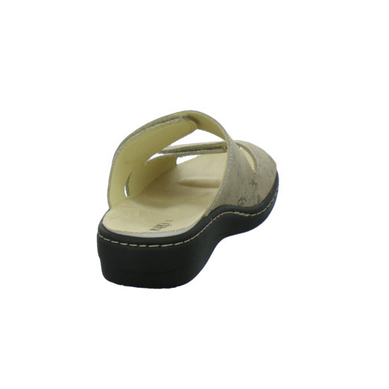 Longo Pantoletten Damen Beq-Pantl-Wörishf-30 Beige-kombi