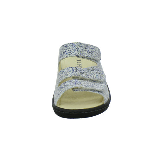 Longo Pantoletten Weiß-kombi