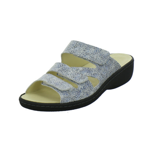 Longo Pantoletten Weiß-kombi