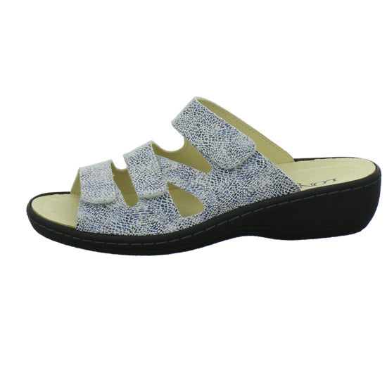 Longo Pantoletten Weiß-kombi