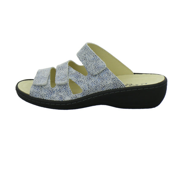 Longo Pantoletten Weiß-kombi