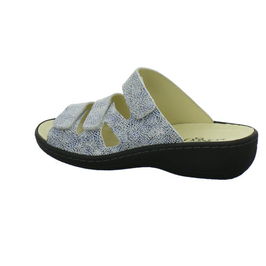 Longo Pantoletten Weiß-kombi