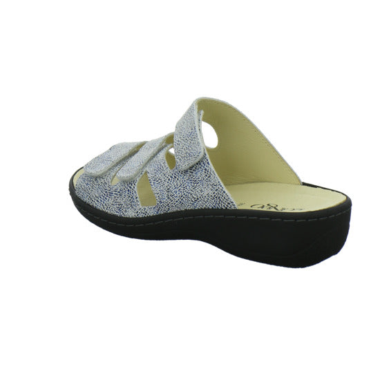 Longo Pantoletten Weiß-kombi