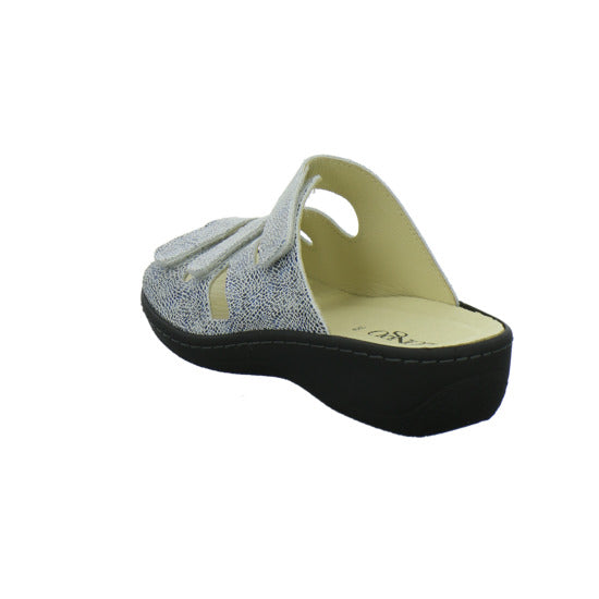 Longo Pantoletten Weiß-kombi