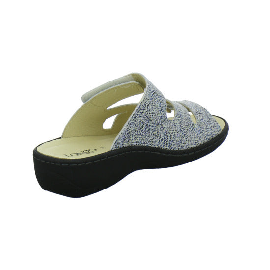 Longo Pantoletten Weiß-kombi