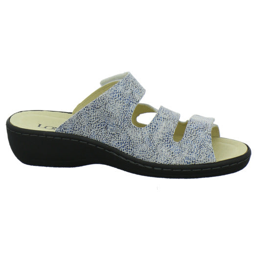 Longo Pantoletten Weiß-kombi