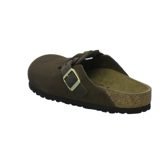Birkenstock Pantoletten Damen Boston Dunkelbraun