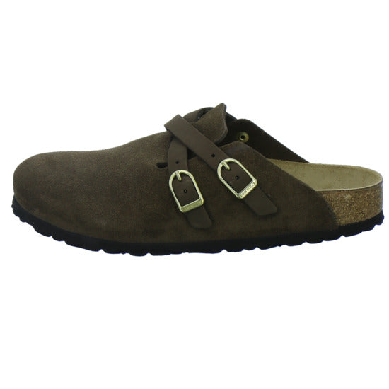 Birkenstock Pantoletten Damen Blair Velour Dunkelbraun