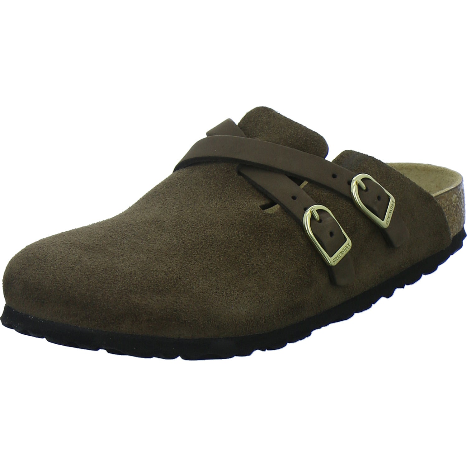 Birkenstock Pantoletten Damen Blair Velour Dunkelbraun