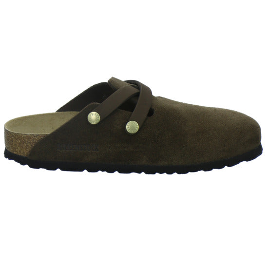 Birkenstock Pantoletten Damen Blair Velour Dunkelbraun