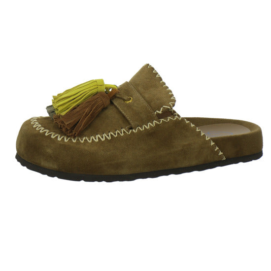 Miss Olivia Pantoletten Damen Mittelbraun