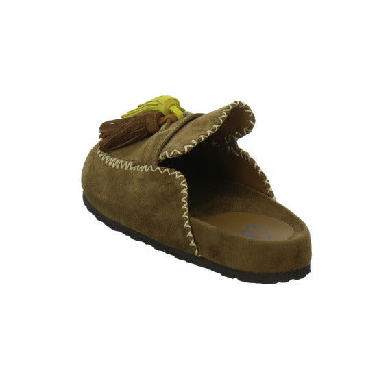 Miss Olivia Pantoletten Damen Mittelbraun