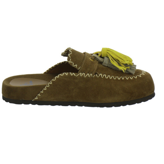 Miss Olivia Pantoletten Damen Mittelbraun