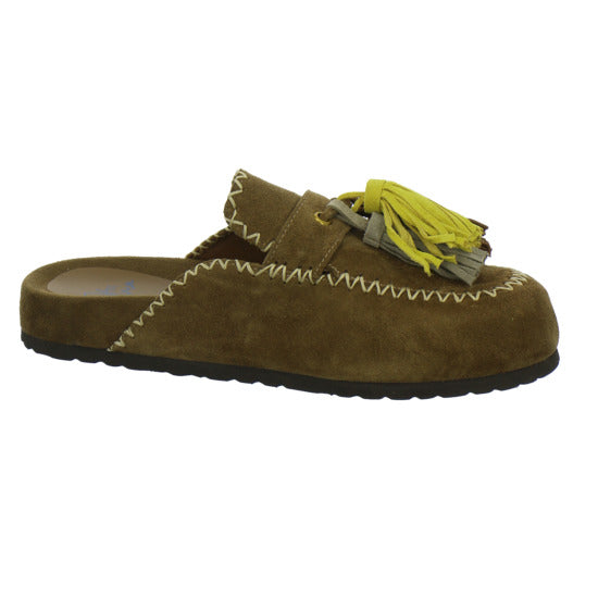 Miss Olivia Pantoletten Damen Mittelbraun