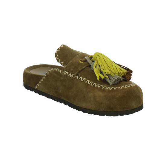 Miss Olivia Pantoletten Damen Mittelbraun