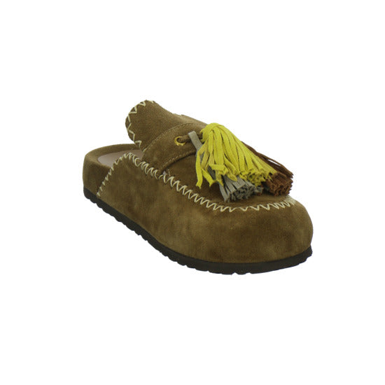 Miss Olivia Pantoletten Damen Mittelbraun