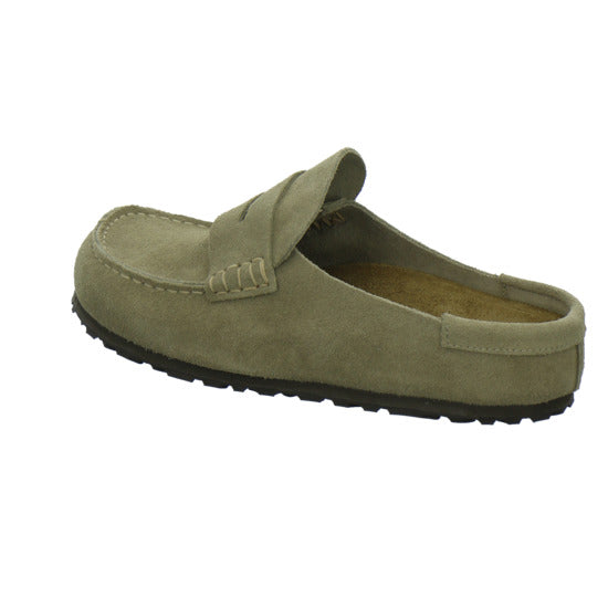 Birkenstock Pantoletten Damen Naples taupe