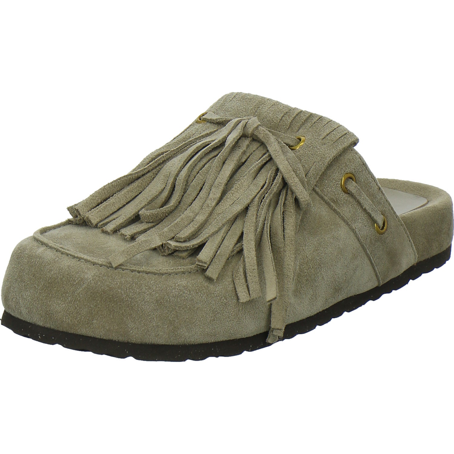 Miss Olivia Pantoletten Damen taupe