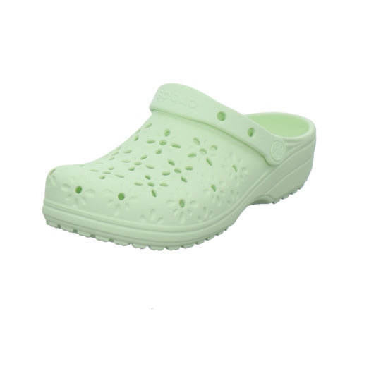 Crocs Classic Clog Pantoletten Hellgrün