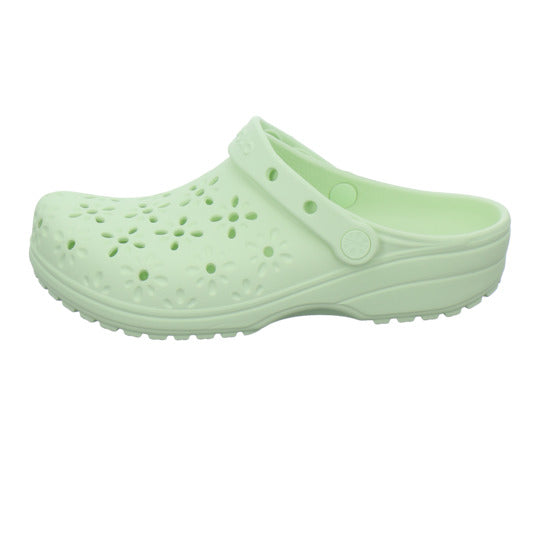Crocs Classic Clog Pantoletten Hellgrün