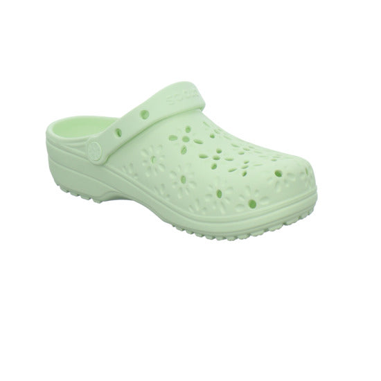 Crocs Classic Clog Pantoletten Hellgrün