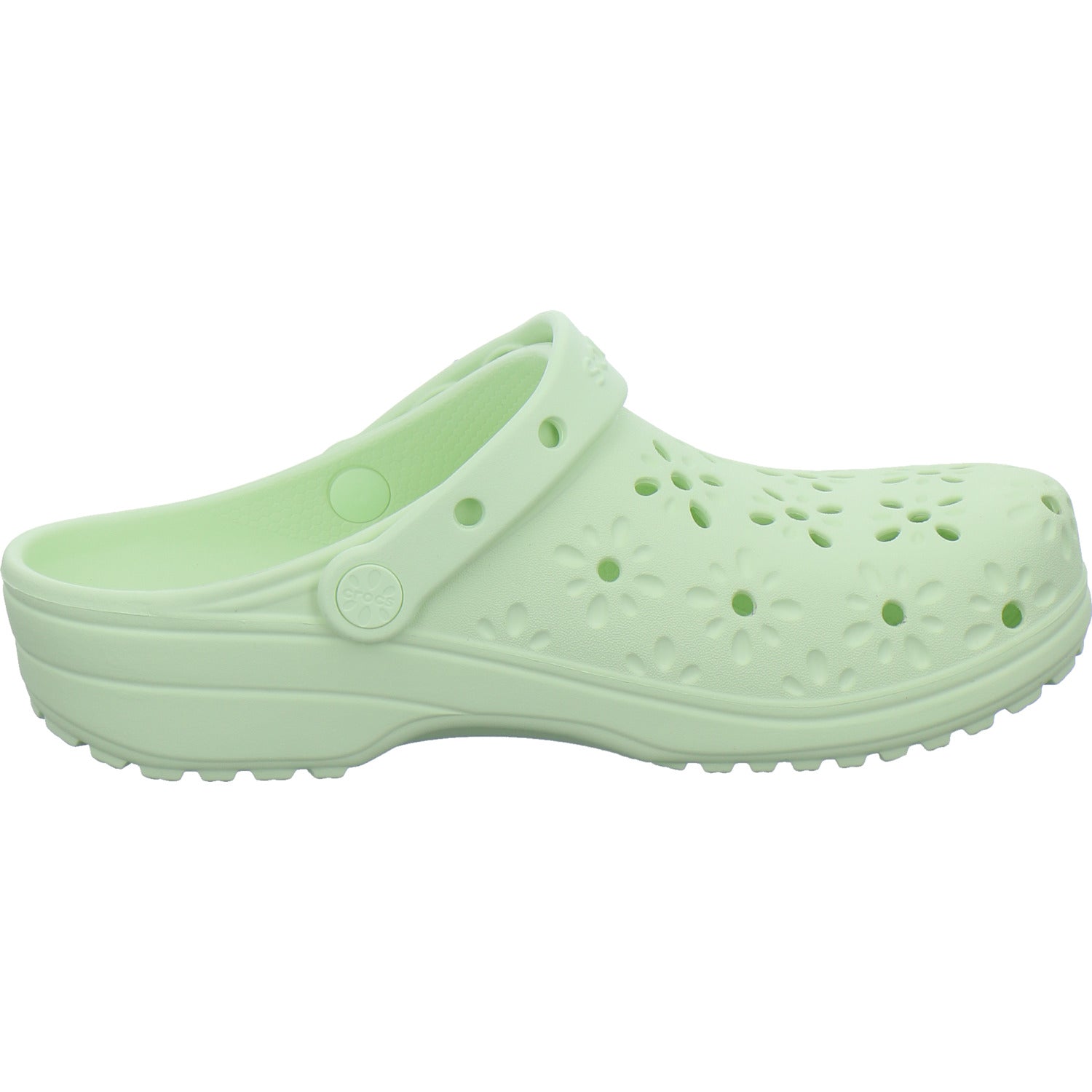 Crocs Classic Clog Pantoletten Hellgrün