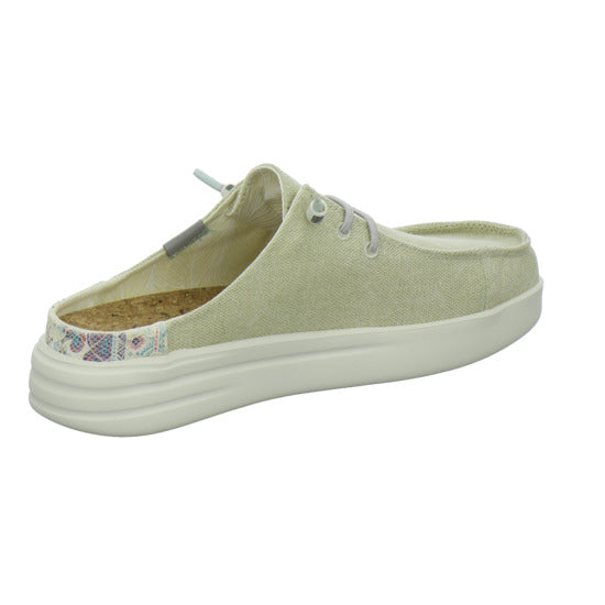 Fusion Pantoletten Beige