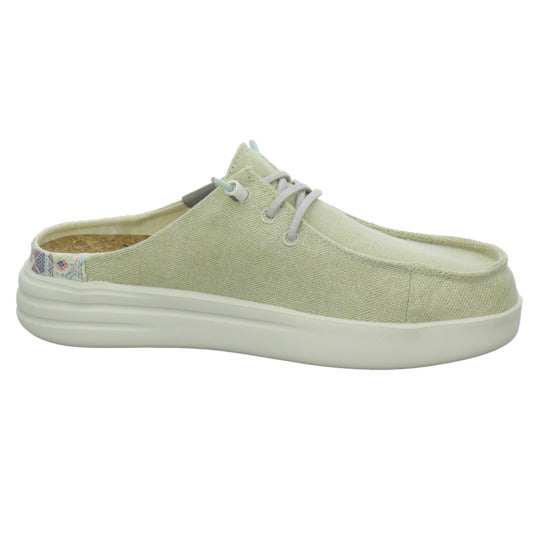 Fusion Pantoletten Beige