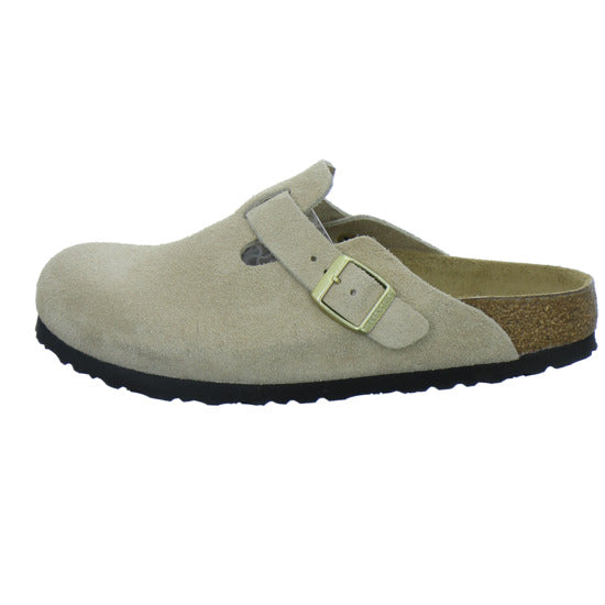 Birkenstock Pantoletten Damen Boston Beige