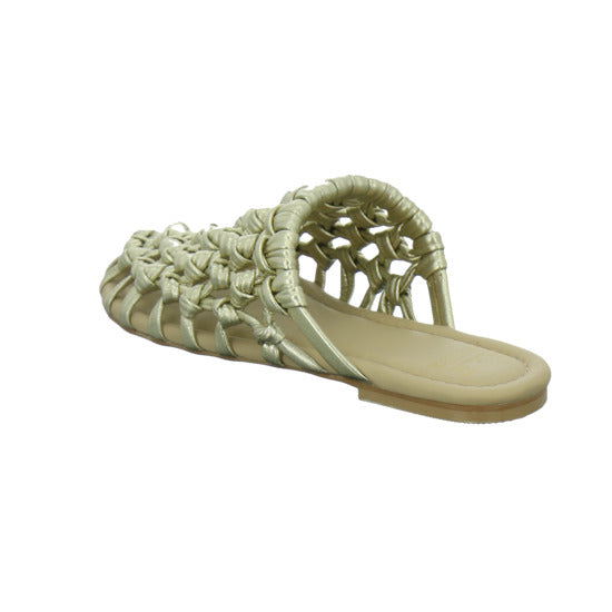 Bronx Pantoletten Damen Gold