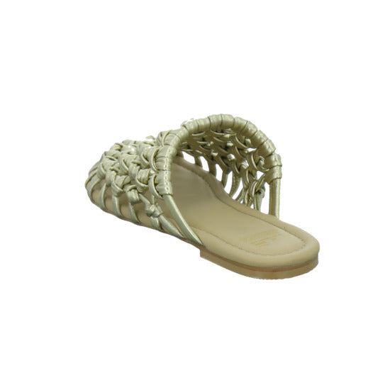 Bronx Pantoletten Damen Gold