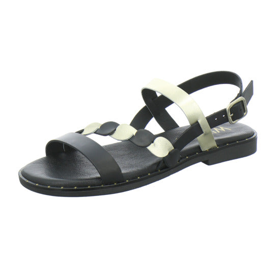 Wikers Sandaletten Schwarz-kombi