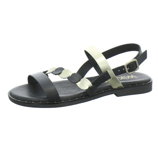 Wikers Sandaletten Schwarz-kombi