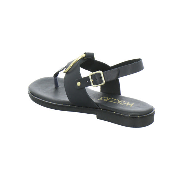 Wikers Sandaletten Schwarz-kombi