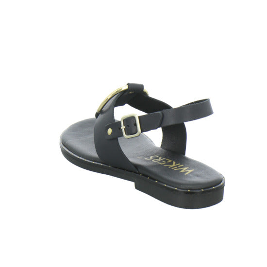 Wikers Sandaletten Schwarz-kombi