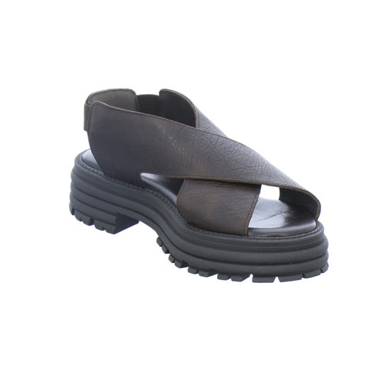KMB Sandaletten Damen Dunkelbraun