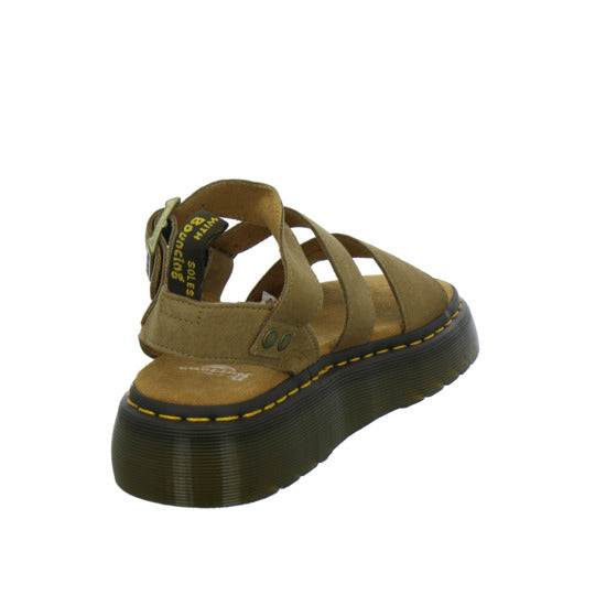 Dr. Martens Gryphon Quad Sandaletten taupe - 360° Ansicht