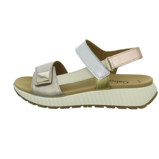 Gabor Sandaletten Beige-kombi - 360° Ansicht