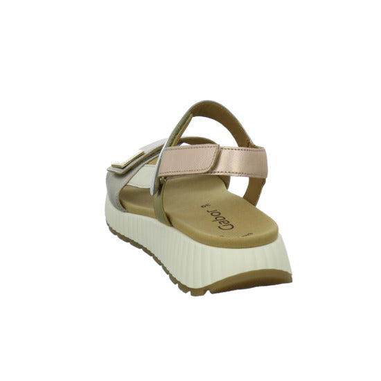 Gabor Sandaletten Beige-kombi - 360° Ansicht