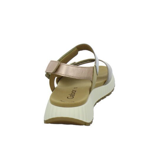 Gabor Sandaletten Beige-kombi - 360° Ansicht
