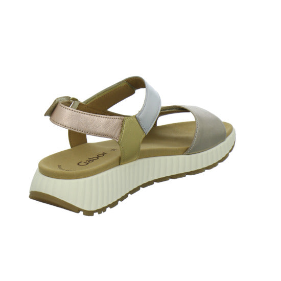 Gabor Sandaletten Beige-kombi - 360° Ansicht