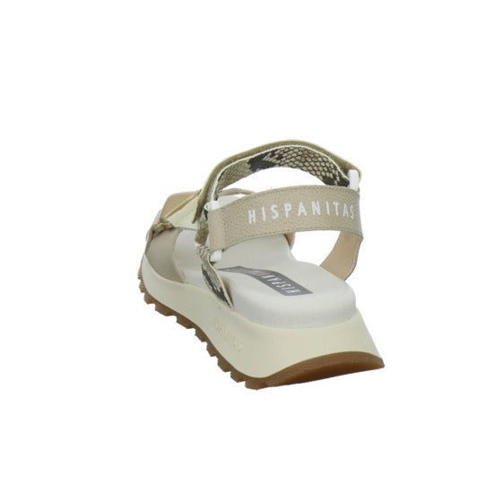 Hispanitas Sandaletten Beige-kombi - 360° Ansicht