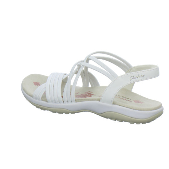 Skechers Reggae Slim Sandaletten Weiß - 360° Ansicht