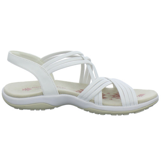 Skechers Reggae Slim Sandaletten Weiß - 360° Ansicht